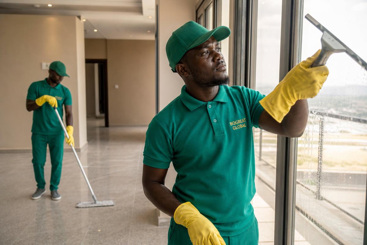 New building cleaning by BQgreat Global